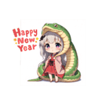 AI イラスト 愛 22（個別スタンプ：1）