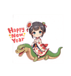 AI イラスト 愛 22（個別スタンプ：4）