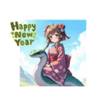 AI イラスト 愛 22（個別スタンプ：6）