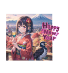 AI イラスト 愛 22（個別スタンプ：8）