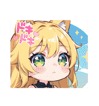 AI イラスト 愛 22（個別スタンプ：24）