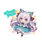 AI イラスト 愛 22（個別スタンプ：26）