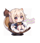 AI イラスト 愛 22（個別スタンプ：27）
