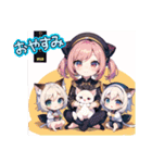 AI イラスト 愛 22（個別スタンプ：40）