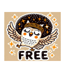 アフロフクロウのスタンプ@SFW（個別スタンプ：10）