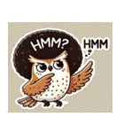 アフロフクロウのスタンプ@SFW（個別スタンプ：15）