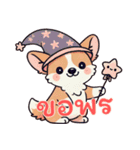 コーギーの生活 (タイ)（個別スタンプ：5）