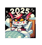 アイコニックな猫スタンプ2025（個別スタンプ：11）