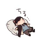 働きたくないユキにゃん（個別スタンプ：3）