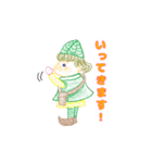 北欧風 冬の日常 あけおめラインにも！（個別スタンプ：2）