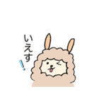 アルパカの日常言葉（個別スタンプ：19）
