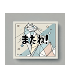 軽いキュビズム猫スタンプ（個別スタンプ：8）