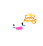 もこもこうさぎLINEスタンプお正月＆大晦日（個別スタンプ：4）