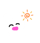 もこもこうさぎLINEスタンプお正月＆大晦日（個別スタンプ：5）