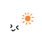 もこもこうさぎLINEスタンプお正月＆大晦日（個別スタンプ：6）