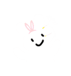 もこもこうさぎLINEスタンプお正月＆大晦日（個別スタンプ：15）