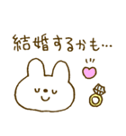 恋モードうさぎ♡（個別スタンプ：31）