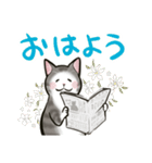 中高年ねこ やさしいあいさつ（個別スタンプ：33）