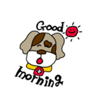 セント・バーナードのモンブラン（個別スタンプ：1）