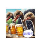 ビールな日々④。クールな動物編（個別スタンプ：5）