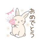 年中使える※うさぎさん（個別スタンプ：34）