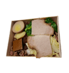 食品シリーズ : 弁当 #7（個別スタンプ：4）