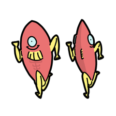 [LINEスタンプ] FU10の生き物たち