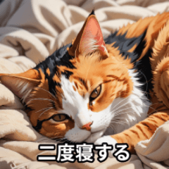 [LINEスタンプ] ねこの毎日のひととき