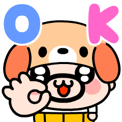 [LINEスタンプ] 【飛び出す】ワンコおやじ君の画像（メイン）