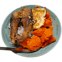 [LINEスタンプ] 食品シリーズ : 祖父母の料理 #36