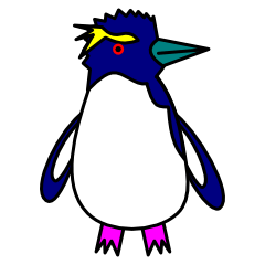 [LINEスタンプ] 夏のペンギンと青空