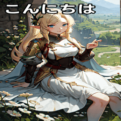 [LINEスタンプ] ファンタジー世界のささやき2