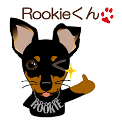 [LINEスタンプ] まめぴん321*Rookieくん.ver