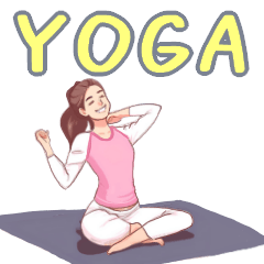 [LINEスタンプ] Yoga stamp♪