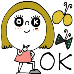 [LINEスタンプ] mottoの目は口ほどに物を言う？♡伝える