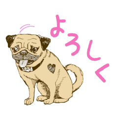 [LINEスタンプ] 宇宙兄弟 アポのパグパグあいづちスタンプ