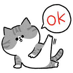 [LINEスタンプ] 感情豊かな脱力猫たちのまったりな日常