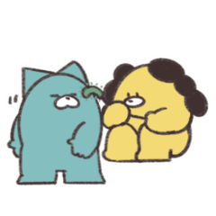 [LINEスタンプ] ナイスフィボナッチ！ニーさん＆スーさん