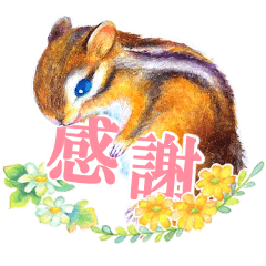 [LINEスタンプ] 水彩絵本な動物スタンプ(タメ口）