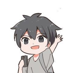 [LINEスタンプ] 友達と一緒に勉強する少年 V1