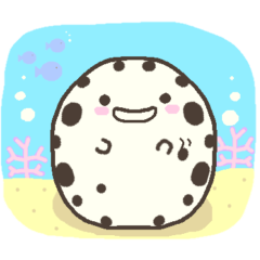 [LINEスタンプ] ぷくっと チンアナゴ