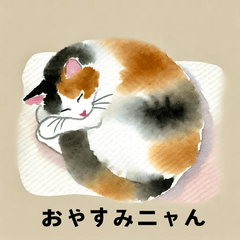 [LINEスタンプ] かわいい猫のお昼寝コレクション