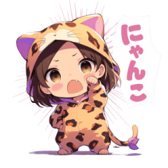 [LINEスタンプ] にゃんにゃんキッズスタンプ