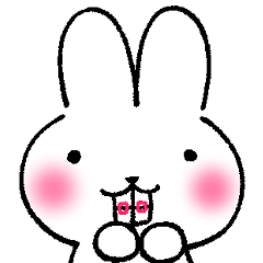 [LINEスタンプ] 矯正うさぎのウサミちゃん