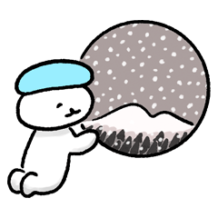 [LINEスタンプ] FROM THE SNOW MOUNTAINのスタンプ