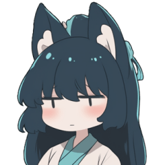 [LINEスタンプ] 可愛い猫女 (瀅月)