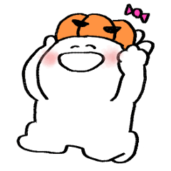 [LINEスタンプ] うごく！秋のゆるうさふぃ～