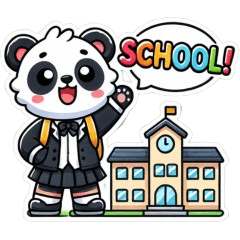 [LINEスタンプ] 動物たちの学生生活