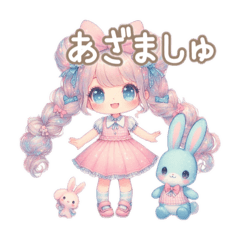 [LINEスタンプ] かわちいツインテ♡ピンクちゃん3