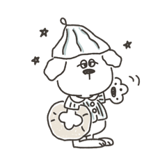 [LINEスタンプ] シンプルいぬ